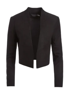 Alice and Olivia ANDREW PANT|JADE MESH BUTTON DOWN*HARVEY SUEDE JACKET WHITE