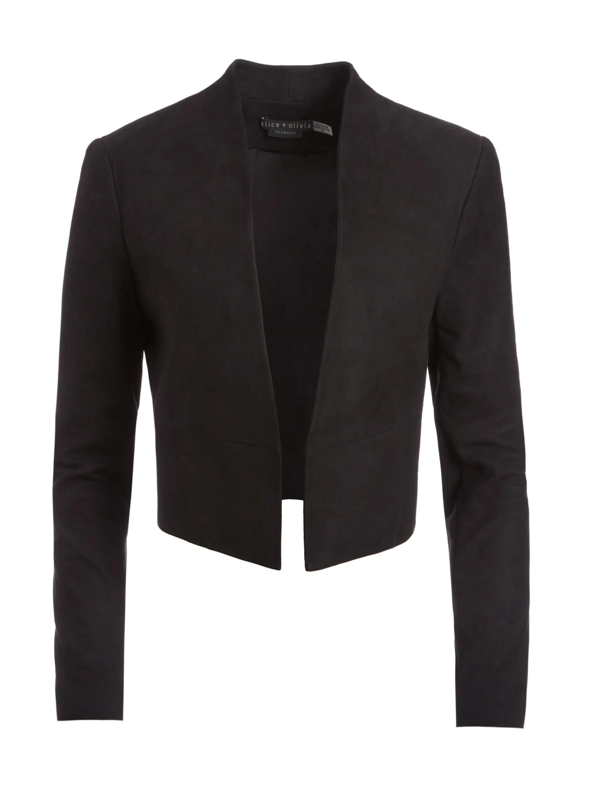 Alice and Olivia ANDREW PANT|JADE MESH BUTTON DOWN*HARVEY SUEDE JACKET WHITE