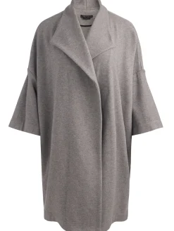 Alice and Olivia COATS*HESTER OPEN FRONT COAT BLACK