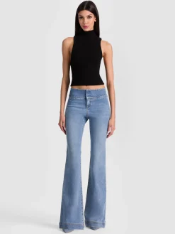 Alice and Olivia JEANS*HOT JEAN GREY MINERAL