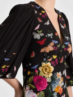 Alice and Olivia MINI*IRENE MINI DRESS VISIONARY