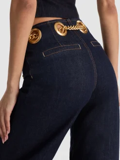 Alice and Olivia JEANS*JASPER CHAIN BELT JEAN