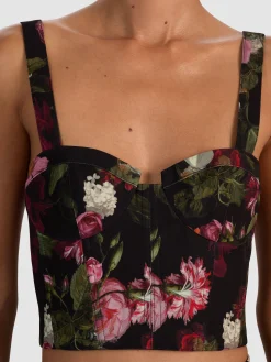Alice and Olivia CROP TOPS*JEANNA BUSTIER TOP