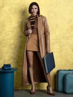 Alice and Olivia VEGAN*JIMMY VEGAN COAT SAGE