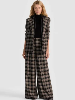 Alice and Olivia BLAZERS*JORDAN BLAZER WITH REMOVABLE HOODIE