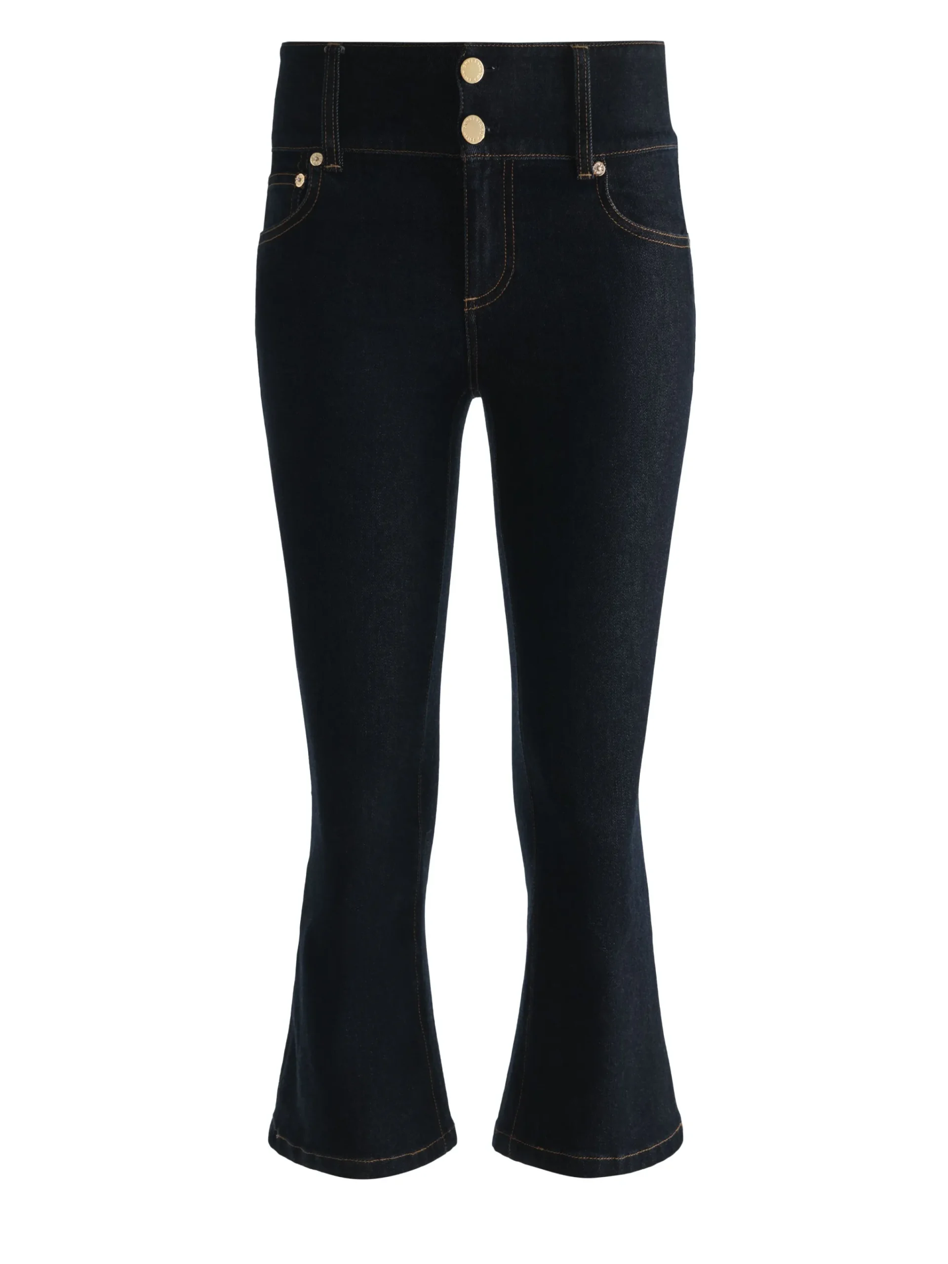 Alice and Olivia JEANS*KAI LOW RISE CAPRI JEAN BLACK