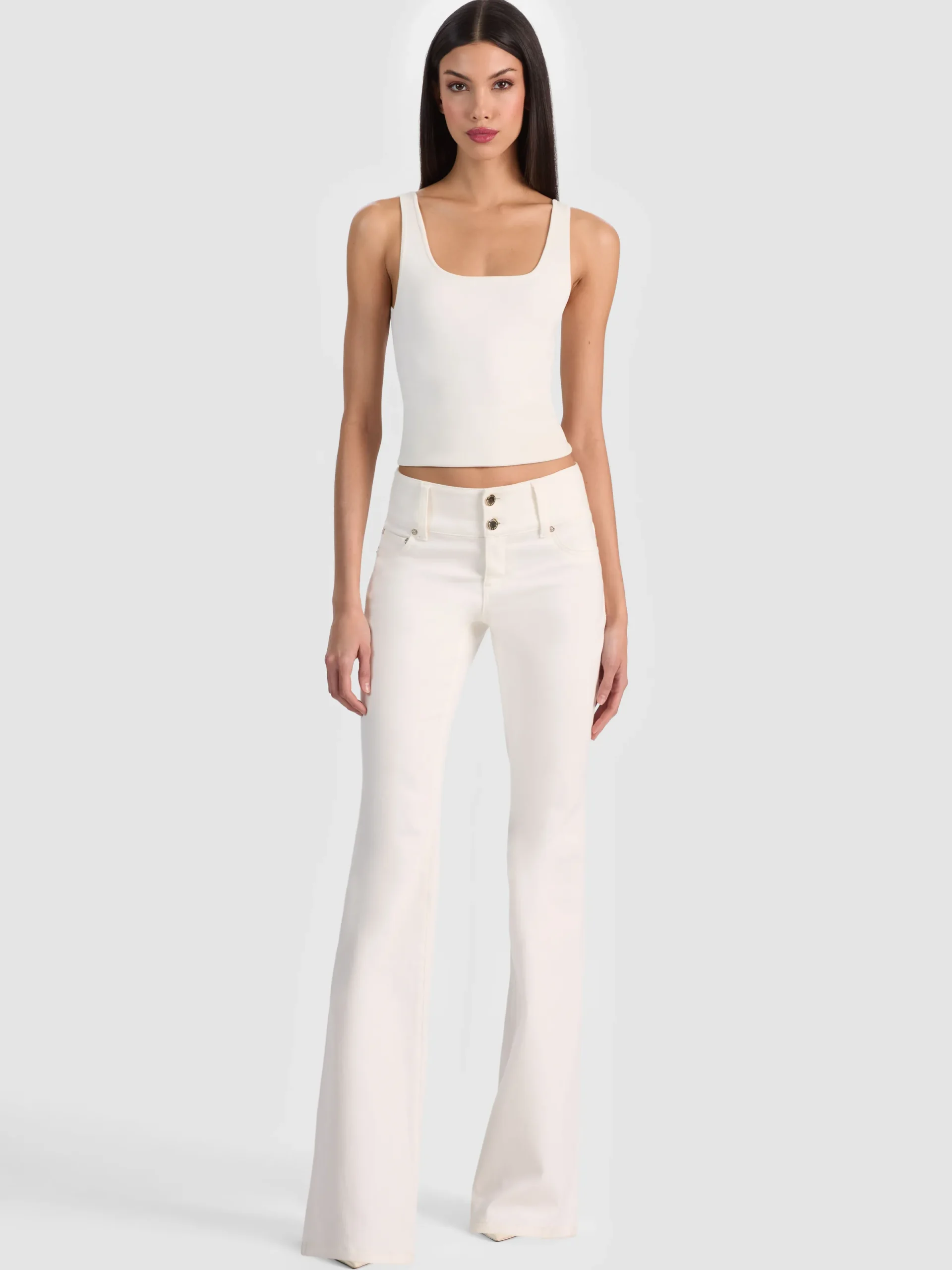 Alice and Olivia JEANS*KAI LOW RISE JEAN BLACK