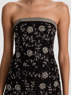 Alice and Olivia MINI*KATIA EMBELLISHED MINI GOWN