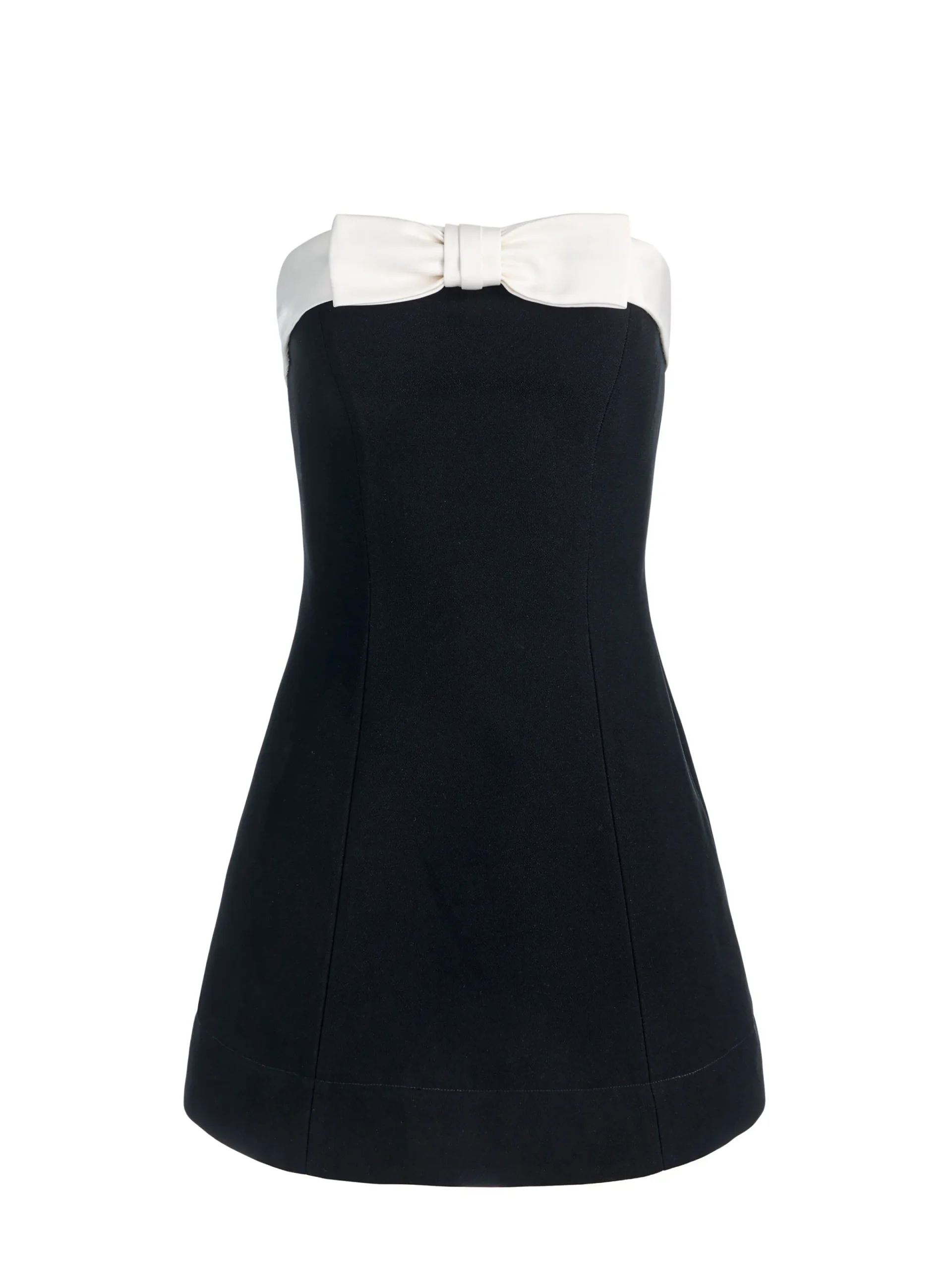 Alice and Olivia JUMPSUITS + ROMPERS*KATYA SCULPTED BOW ROMPER ENGLISH ROSE