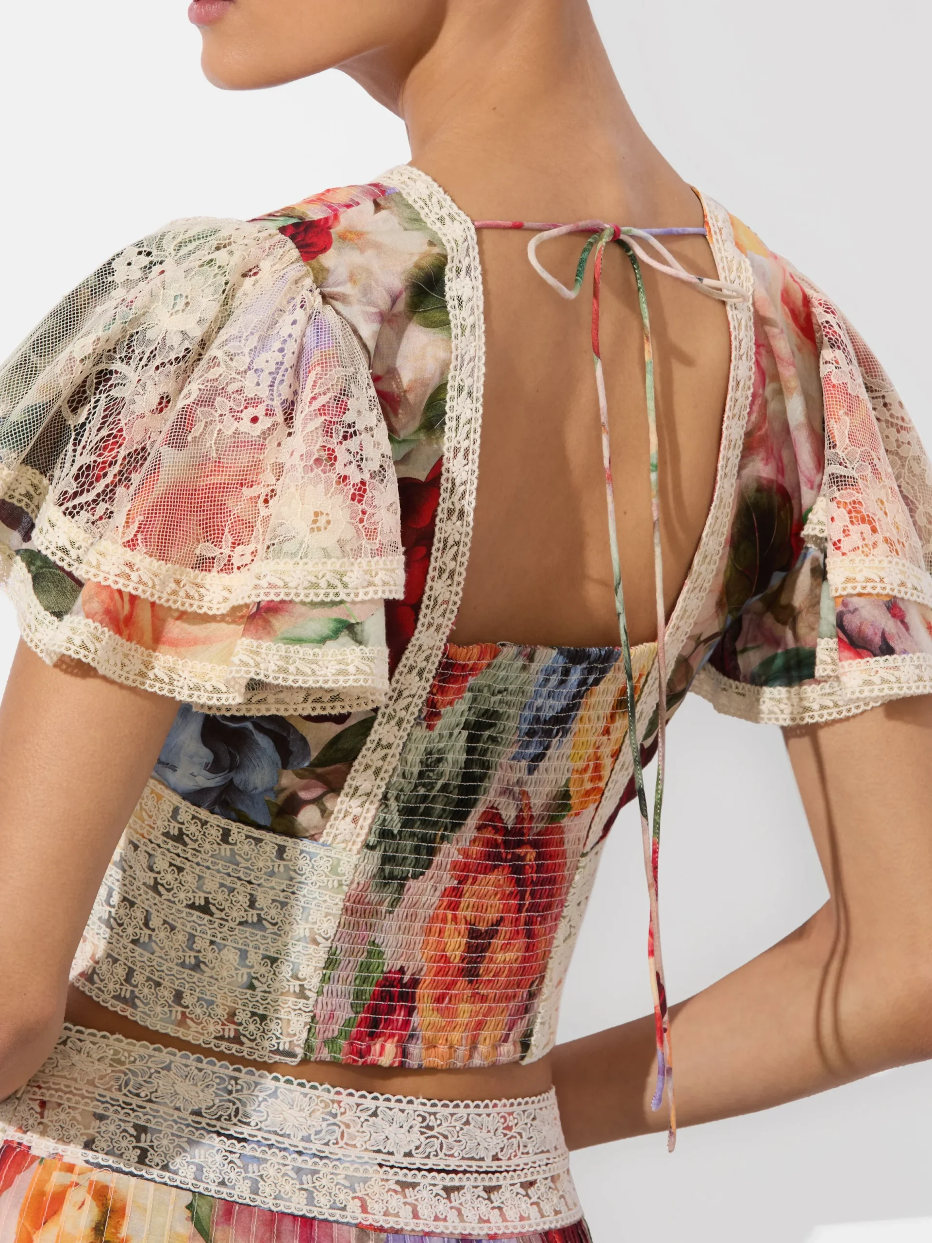 Alice and Olivia CROP TOPS*KEELEY BLOUSE