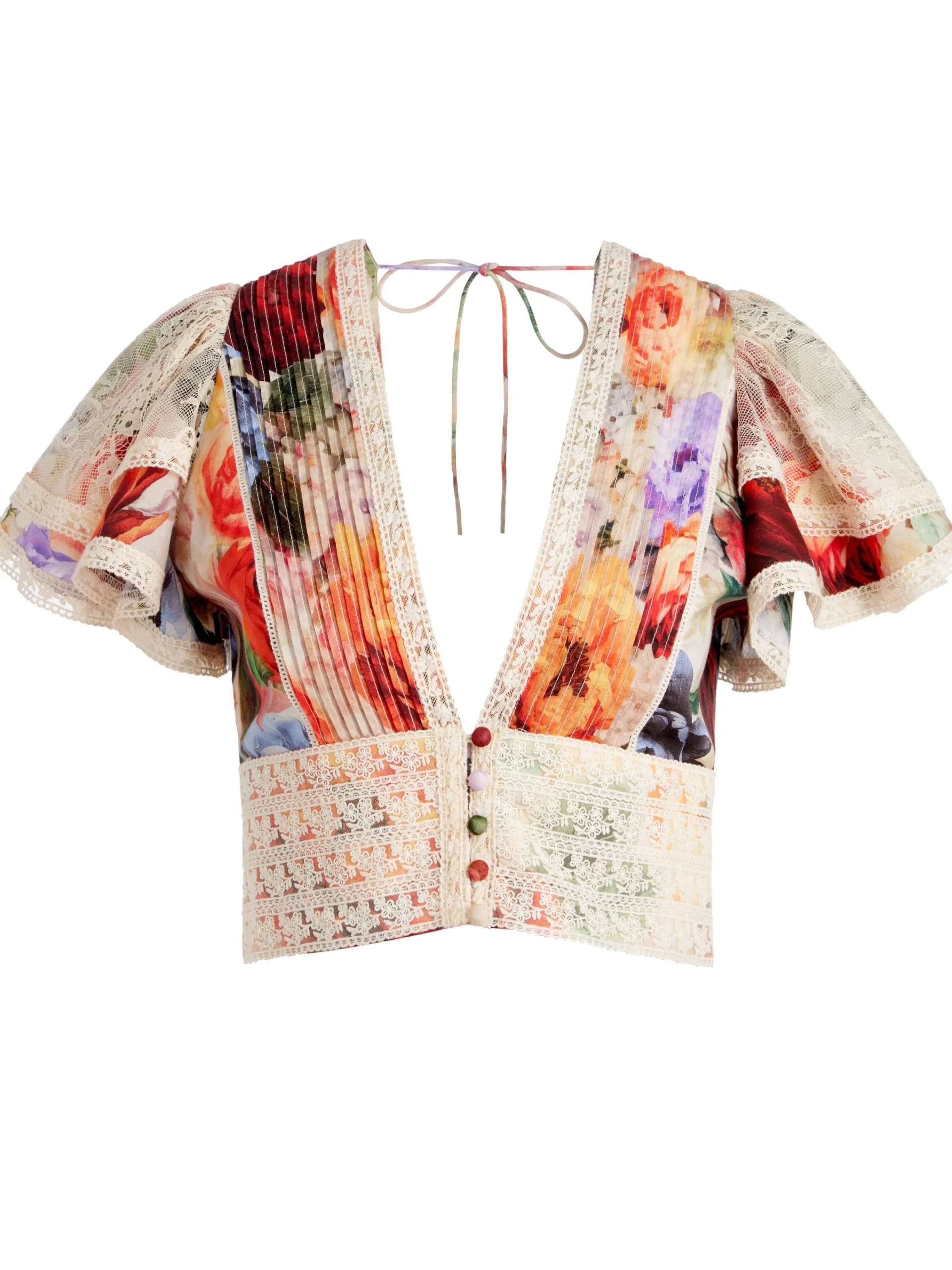 Alice and Olivia CROP TOPS*KEELEY BLOUSE