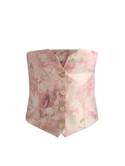 Alice and Olivia VESTS*KELCEY STRAPLESS VEST