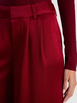 Alice and Olivia WIDE LEG*KENNEDY TROUSER SOFT WHITE