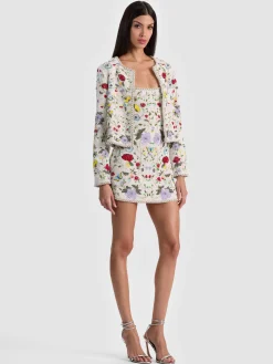 Alice and Olivia CROPPED JACKETS*KIDMAN EMBELLISHED JACKET