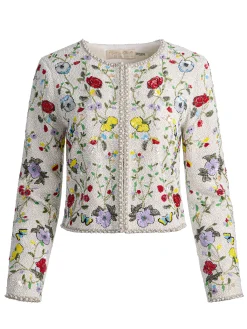 Alice and Olivia CROPPED JACKETS*KIDMAN EMBELLISHED JACKET