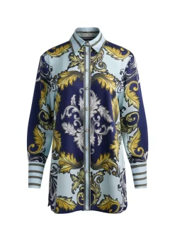 Alice and Olivia BLOUSES*LANE OVERSIZED BUTTON DOWN