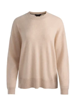 Alice and Olivia PULLOVERS*LAURA CASHMERE PULLOVER GREY MINERAL