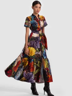 Alice and Olivia MIDI*LUCY MIDI SHIRT DRESS