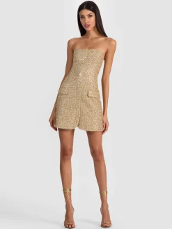 Alice and Olivia MINI*MADISON MINI BLAZER DRESS
