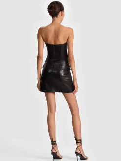 Alice and Olivia MINI*MADISON VEGAN MINI BLAZER DRESS