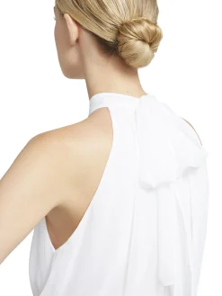 Alice and Olivia ANDREW PANT|JADE MESH BUTTON DOWN*MARIS HALTER TOP BLACK