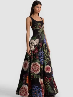 Alice and Olivia MAXI*MAXINE EMBELLISHED GOWN