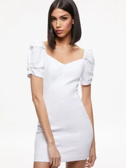 Alice and Olivia MINI*MIMI DENIM MINI DRESS