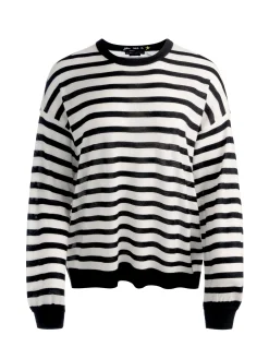 Alice and Olivia PULLOVERS*MITCHELL WOOL PULLOVER ECRU