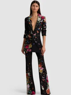 Alice and Olivia BLAZERS*MYA PRINTED BLAZER VISIONARY