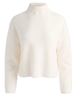 Alice and Olivia PULLOVERS*NANCE CASHMERE TURTLENECK BUTTER/ECRU