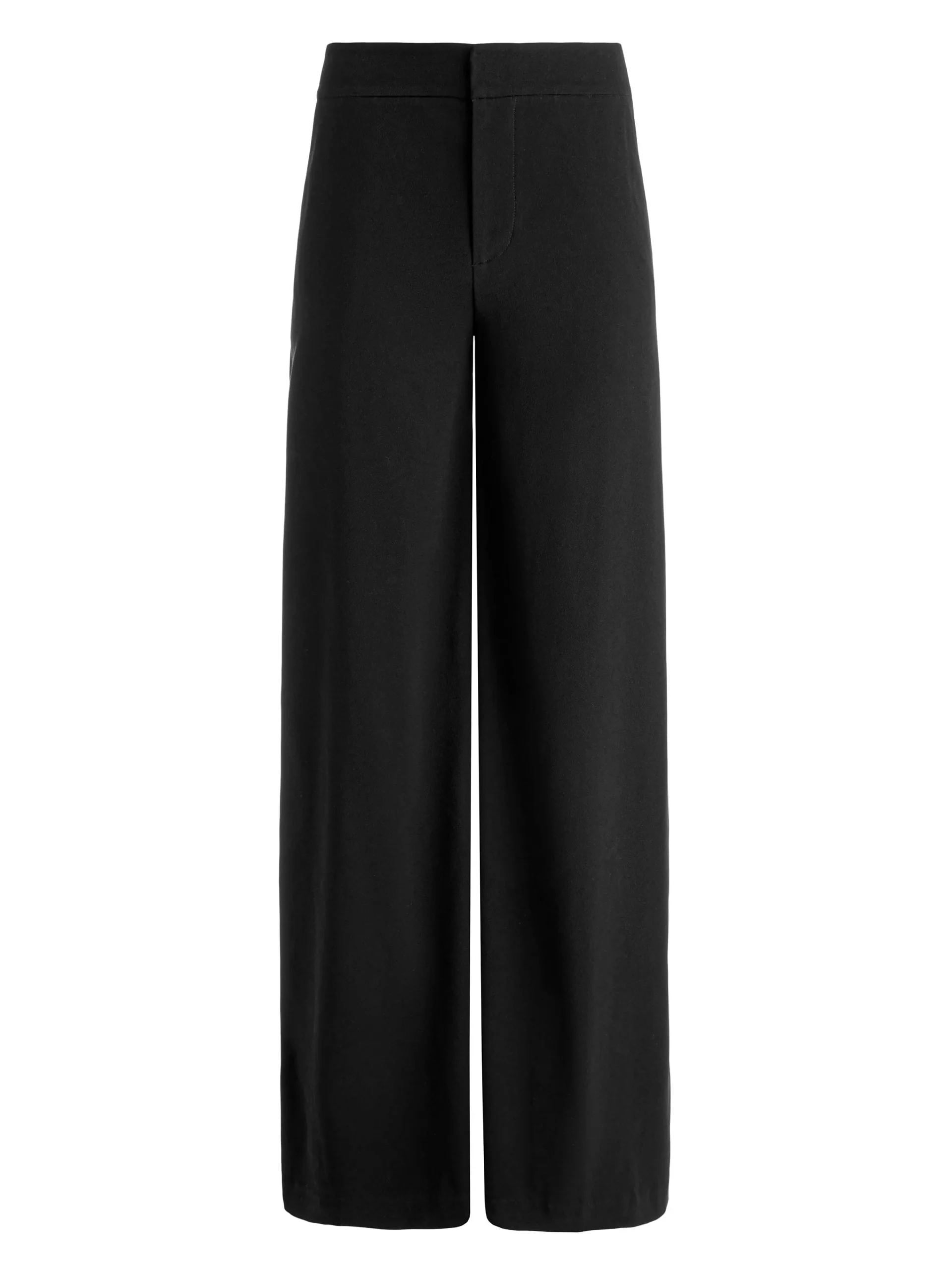 Alice and Olivia WIDE LEG*NESSI TROUSER WITH SIDE STRIPE OFF WHITE