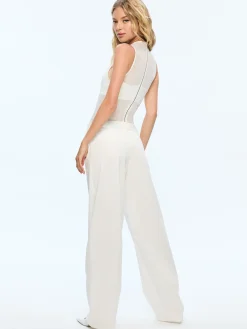 Alice and Olivia BODYSUITS*NICHOL BODYSUIT BLACK