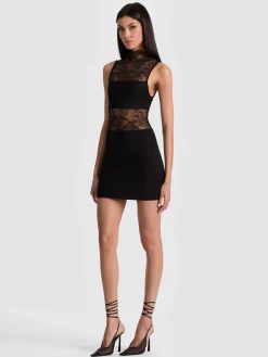 Alice and Olivia MINI*NICHOL LACE MINI DRESS
