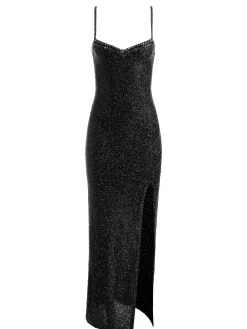 Alice and Olivia MAXI*NINA EMBELLISHED MAXI DRESS