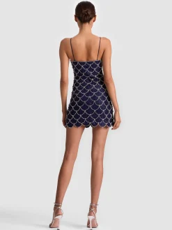 Alice and Olivia MINI*NINA EMBELLISHED MINI DRESS