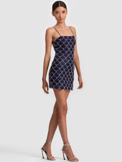 Alice and Olivia MINI*NINA EMBELLISHED MINI DRESS