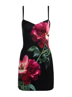 Alice and Olivia MINI*NINA MINI DRESS EMPRESS BLOOM OFF WHITE