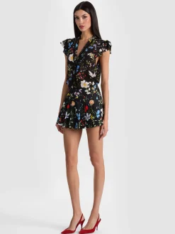 Alice and Olivia MINI*NOAH PLEATED MINI SKORT