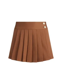 Alice and Olivia MINI*NOAH SKORT WITH SIDE STRIPE TAN