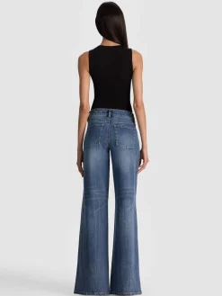 Alice and Olivia BODYSUITS*OLEA BODYSUIT OFF WHITE