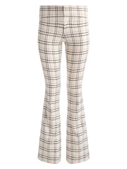 Alice and Olivia Matching Sets Test*OLIVIA BOOTCUT PANT SOFT WHITE