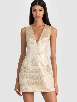 Alice and Olivia MINI*PACEY MINI DRESS BLACK