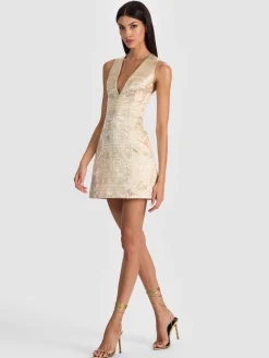 Alice and Olivia MINI*PACEY MINI DRESS BLACK