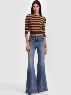 Alice and Olivia JEANS*PERFECT JEAN BUTTER/ECRU