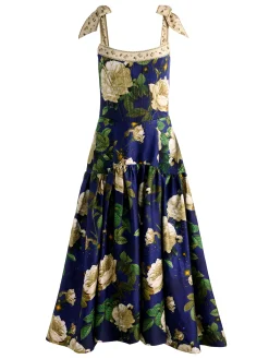 Alice and Olivia MIDI*ROSALEE MIDI DRESS