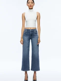 Alice and Olivia JEANS*ROXIE JEAN GREY MINERAL