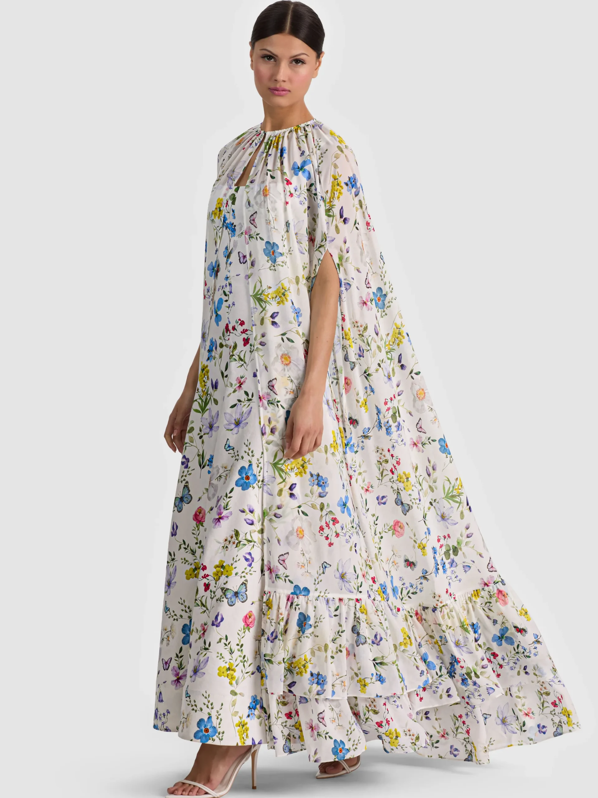 Alice and Olivia COATS*ROYA MAXI CAPE