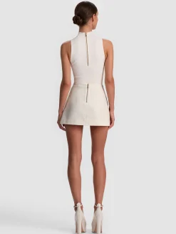 Alice and Olivia MINI*RUBI MINI SKIRT CAROLINA BLUE