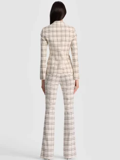 Alice and Olivia BLAZERS*RYDER SLIM BLAZER SOFT WHITE