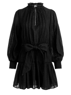 Alice and Olivia MINI*SADIE MINI SHIRT DRESS OFF WHITE